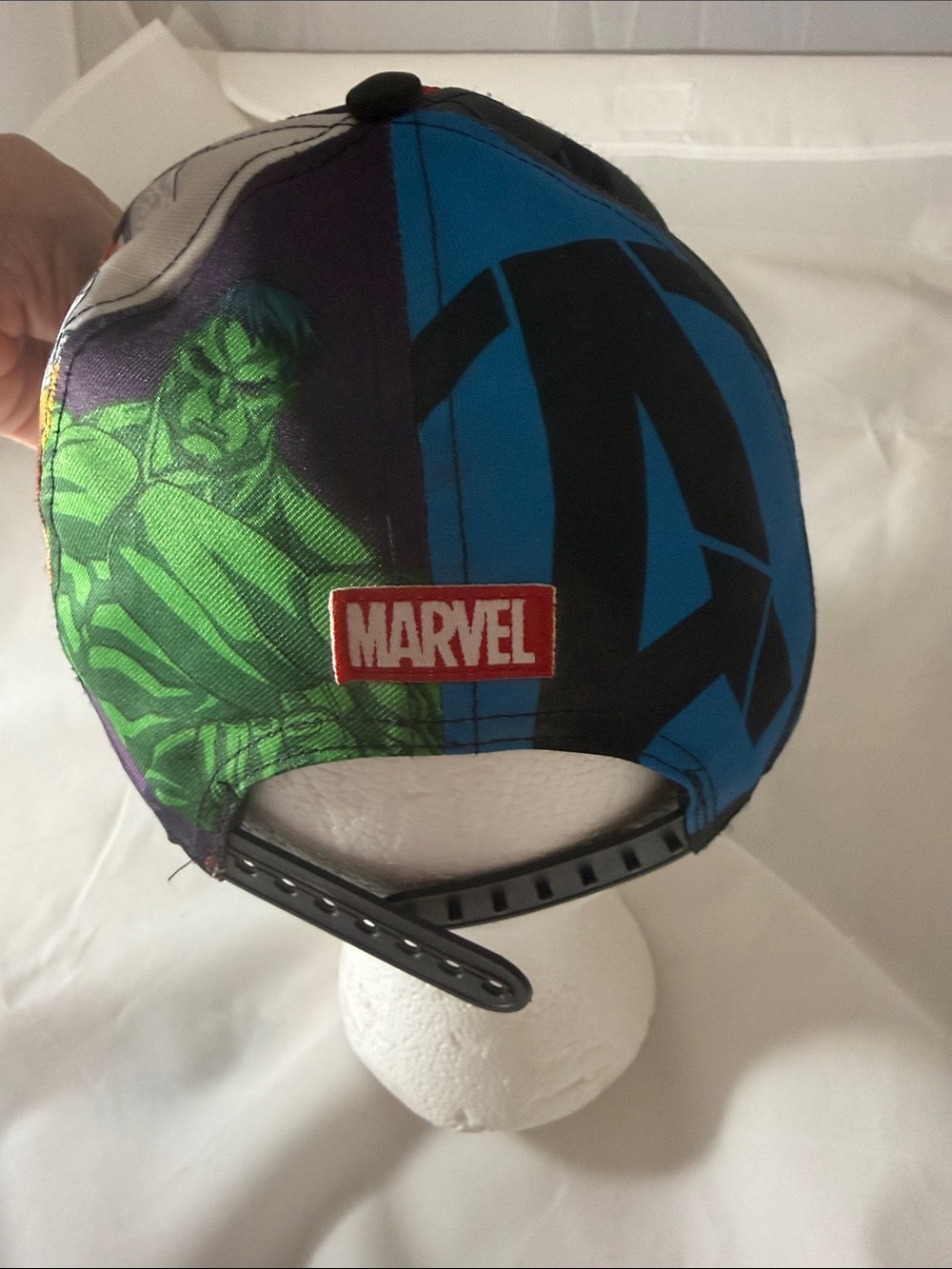 Marvel Kids Avengers Snapback Hat - Red, Blue, Black - Picture 3 of 5